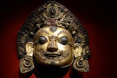 01-1 Head of Bhairava, the Wrathful Form of Shiva, 16C, Nepal - New York Metropolitan Museum Of Art.jpg